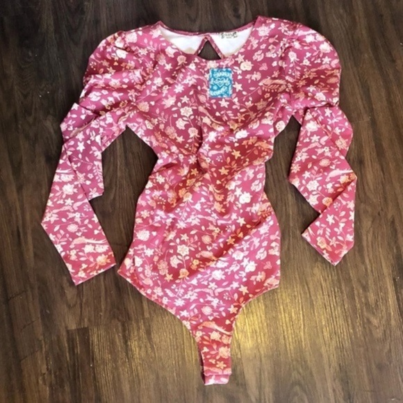 Free People Tops - FREE PEOPLE  ‘LATE NIGHT LOVER’ BODYSUIT M